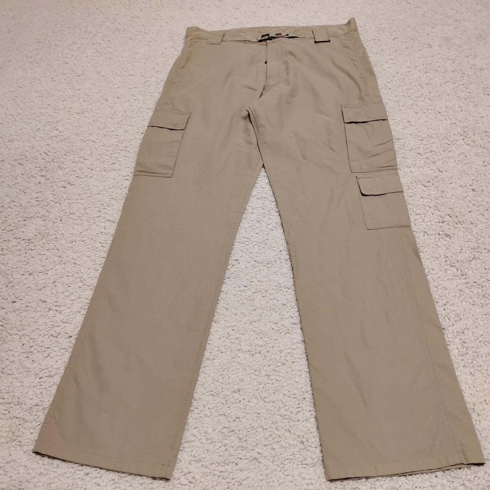 Belstaff Pants Mens 54 Fits 36x34 Beige Cargo Moto Snap Utlity Designer Italy